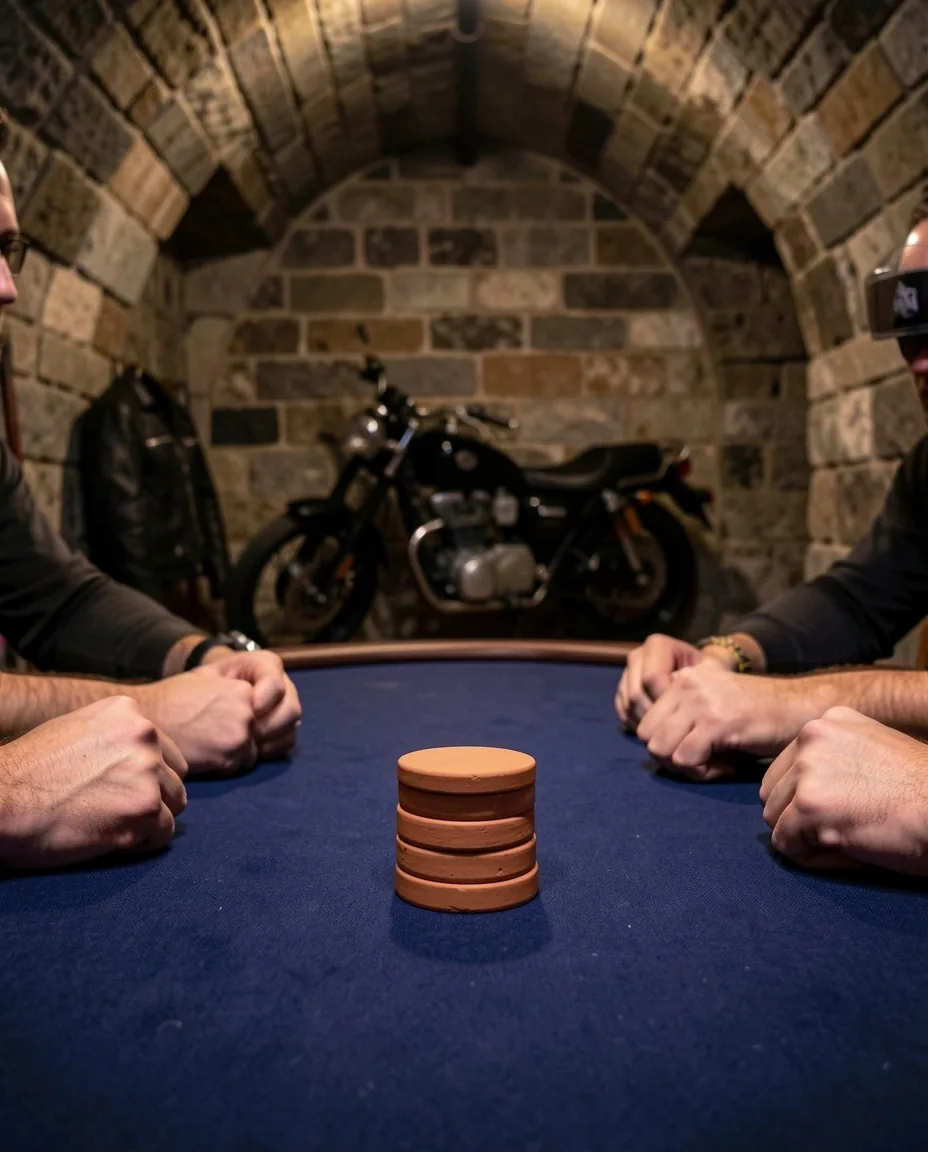 Tactisch spel aan de vilten tafel in de Avellink lounge