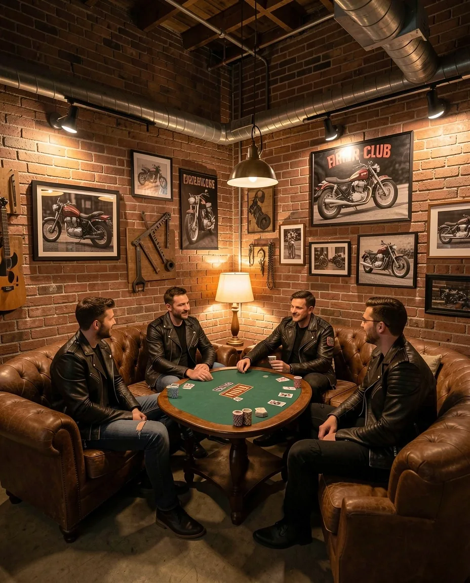 Rijders in gesprek in de loungehoek van Avellink