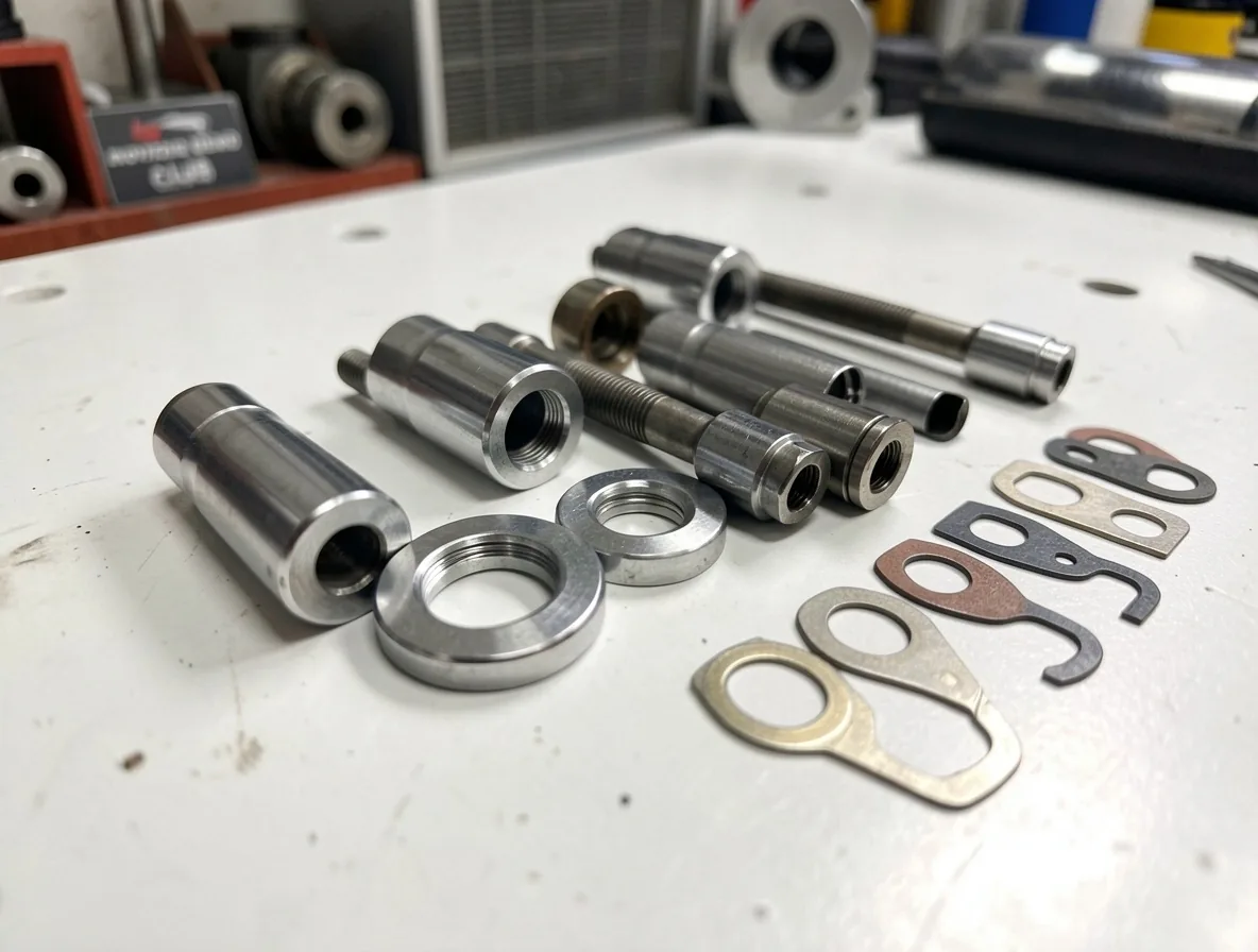 Gereedschap en precisieonderdelen in de werkplaats van Avellink