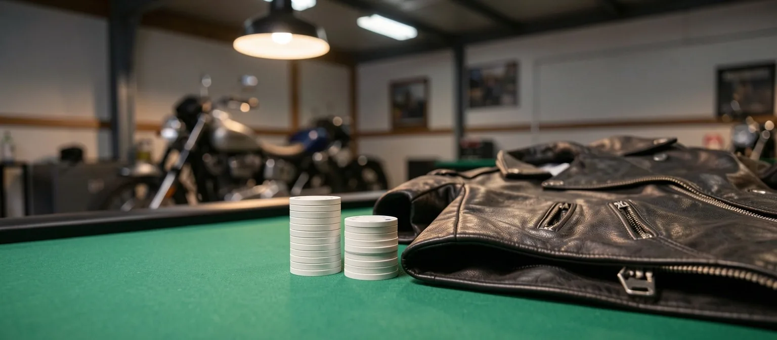 Pokertafel in de ontspannen lounge van Avellink